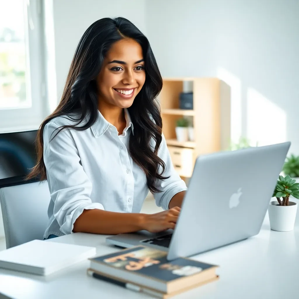 Profissional trabalhando remotamente com internet rápida